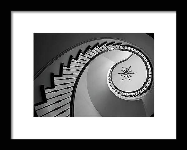 Steps Framed Print featuring the photograph Spiral Staircase by Rudisill