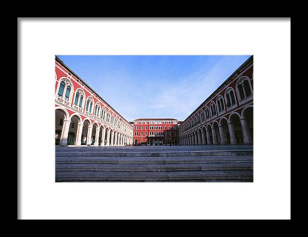 Arch Framed Print featuring the photograph Split, Croatia by Photography By W.t.lai
