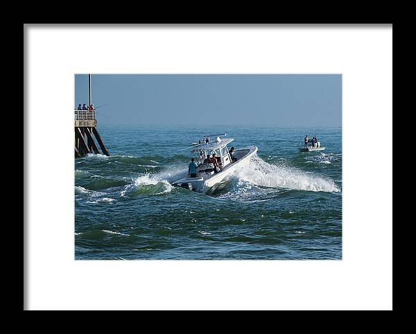 Sport Fishing Framed Print featuring the photograph Sport Fishing by Robert Michaud