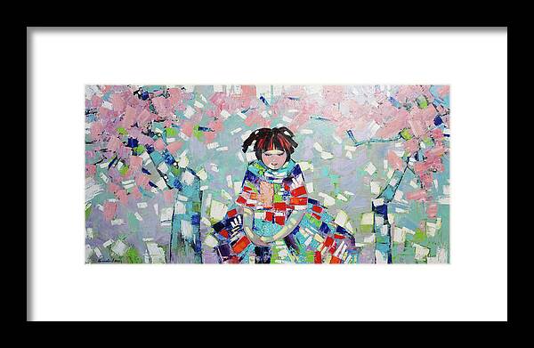 Spring Framed Print featuring the painting Spring by Anastasija Kraineva