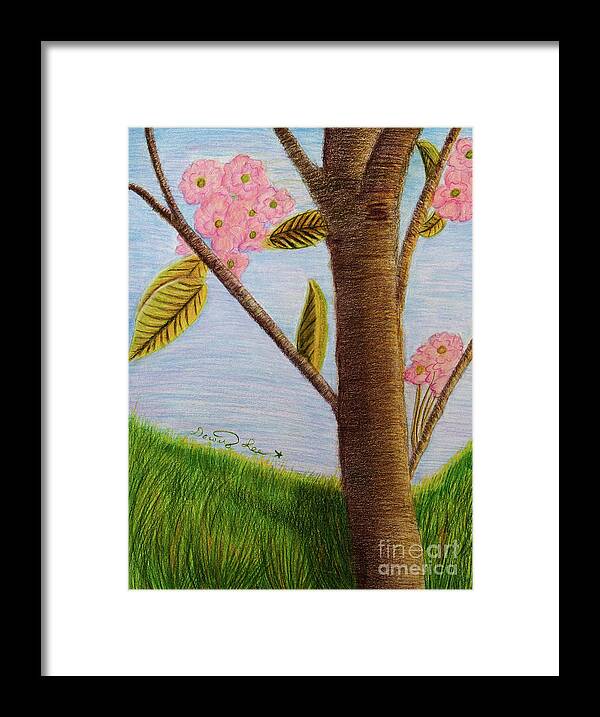 Art Framed Print featuring the painting Spring Field by Dorothy Lee