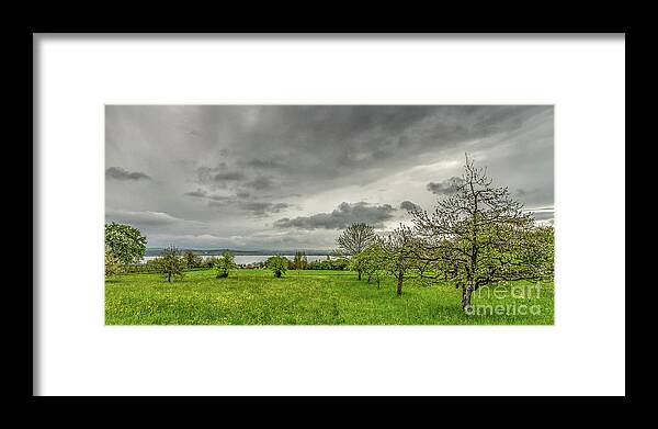 Lake-constance Framed Print featuring the photograph Spring on Lake Constance by Bernd Laeschke