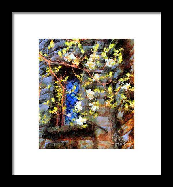 Church Framed Print featuring the photograph Spring Romance by Janine Riley