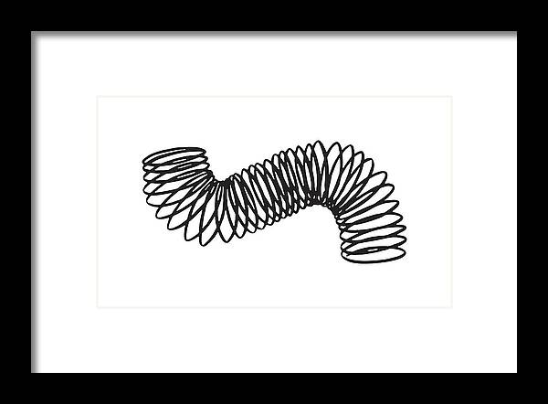 Archive Framed Print featuring the drawing Spring Toy by CSA Images