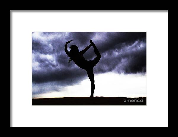 Clouds Framed Print featuring the photograph Squall Line by Robert WK Clark