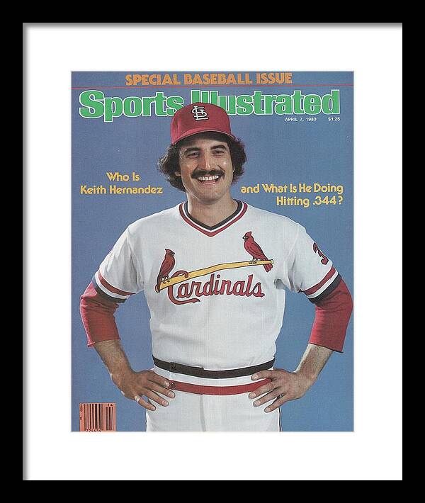 St. Louis Cardinals Keith Hernandez Sports Illustrated Cover Framed Print