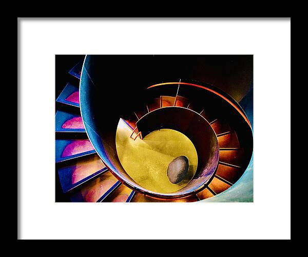Urban Framed Print featuring the photograph Staircase - Los Angeles California by Arnon Orbach