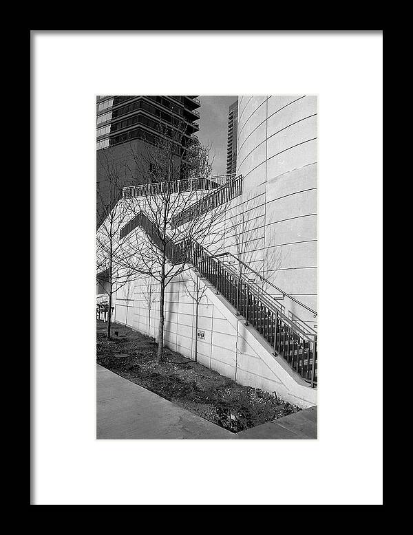 Chicago Framed Print featuring the photograph Stairs Up the Side by Laura Hedien