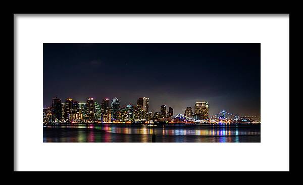 Cityscape Framed Print featuring the photograph Star of India to the USS Midway by Local Snaps Photography