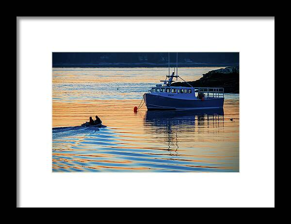 Lobster Framed Print featuring the photograph Starting the Day of Fishing by Rick Berk