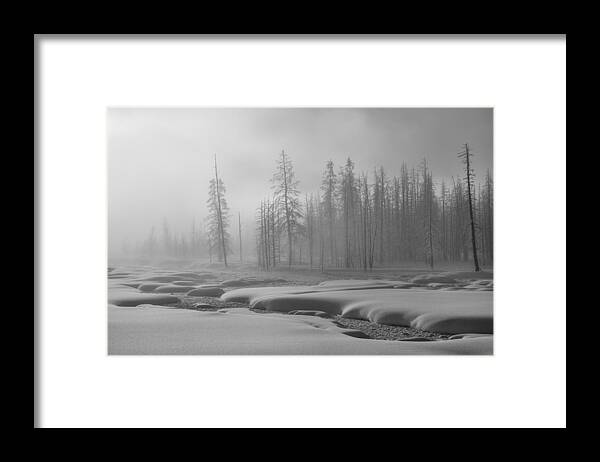 Yellowstone Framed Print featuring the photograph Steamy Morning by Susanne Landolt