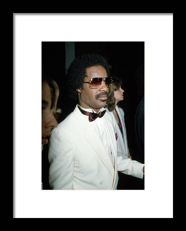 City Of Los Angeles Framed Print featuring the photograph Stevie Wonder by Mediapunch