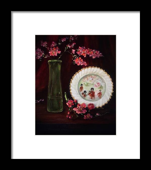 Still Life Framed Print featuring the painting Still Life V by Anne Barberi