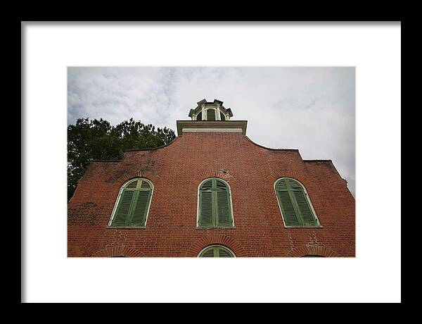 Historic Framed Print featuring the photograph Still Standing Proud by Kelly Gomez