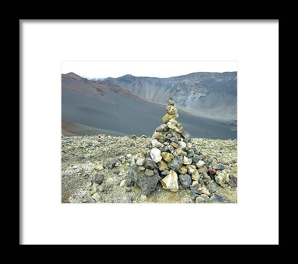 Stone Framed Print featuring the photograph Stone Shrine by Lupen Grainne
