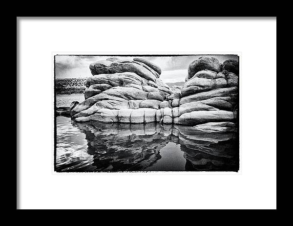 Granite Dells Framed Print featuring the photograph Stoneworks by Tom Kelly