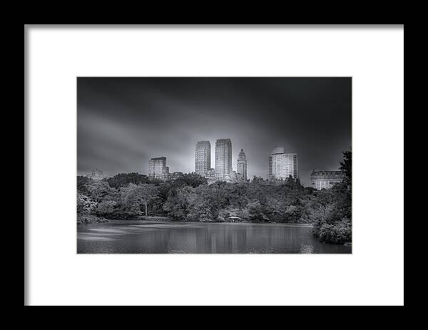 New York City Framed Print featuring the photograph Storms in Central Park by Mark Andrew Thomas