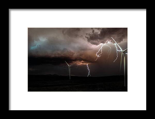 Storm Framed Print featuring the photograph Stormy by Laura Terriere