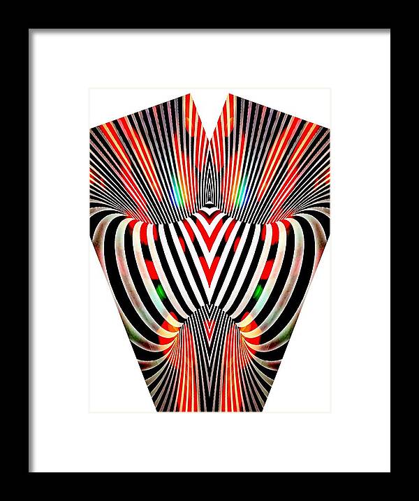  Framed Print featuring the digital art Embracing by George Garcia