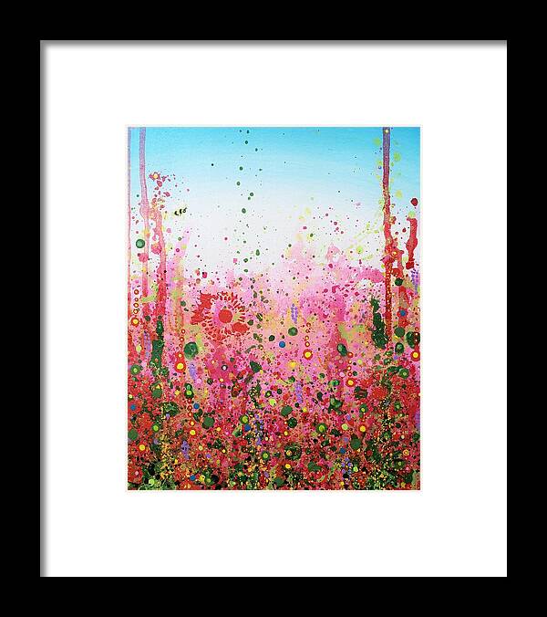Acrylic Framed Print featuring the painting Sugar Bee by Brenda O'Quin