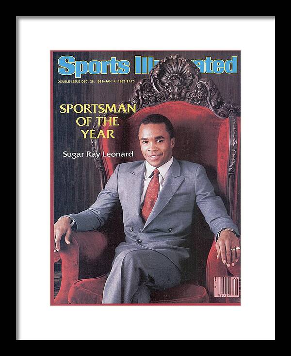 Magazine Cover Framed Print featuring the photograph Sugar Ray Leonard, 1981 Sportsman Of The Year Sports Illustrated Cover by Sports Illustrated