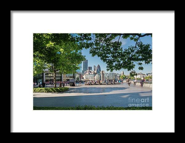 London Framed Print featuring the photograph Summer In London, UK by Philip Preston