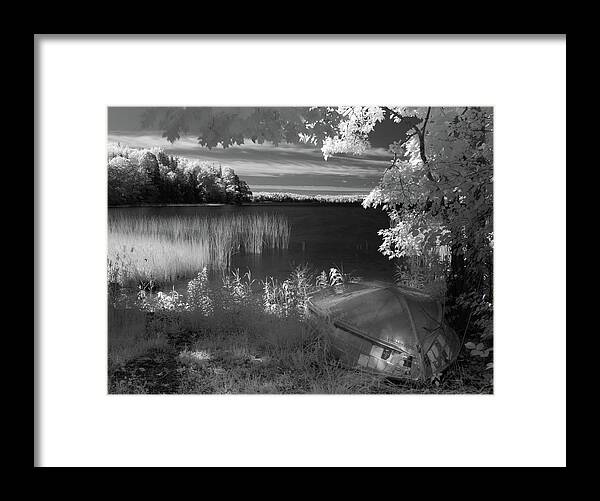 Waterscape Framed Print featuring the photograph Summer Morning by Vicky Edgerly