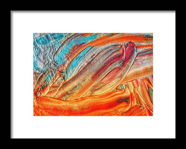 Acrylics Painting Framed Print featuring the painting Summer Sunset by Bonnie Bruno