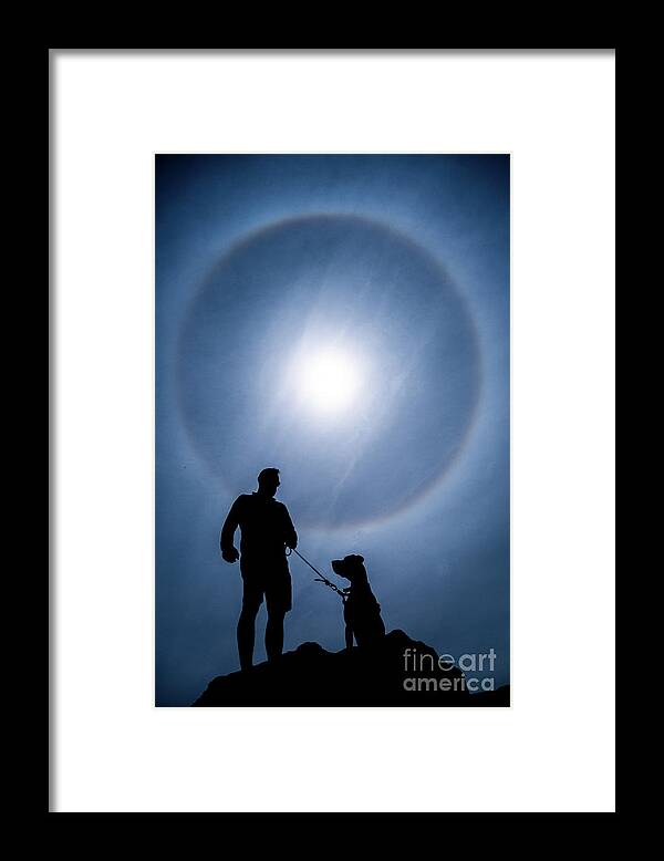 22 Degrees Framed Print featuring the photograph Sun Dog by Keith Morris