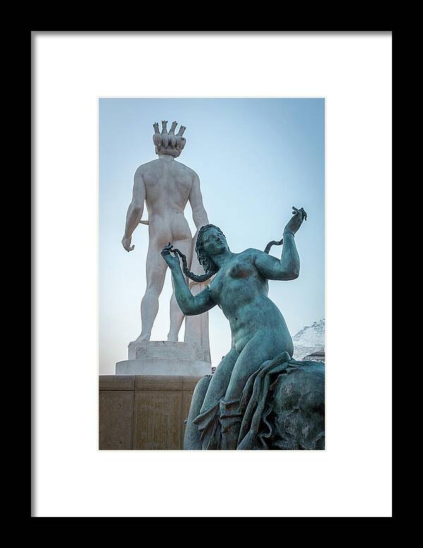 Apollo Framed Print featuring the photograph Sun Fountain by Nigel R Bell