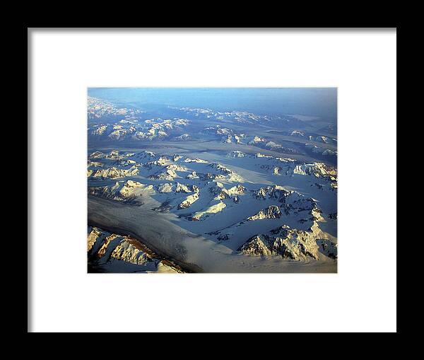 Alaska Framed Print featuring the photograph Sun Kissed Glaciers by Mark Duehmig