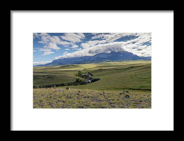 Sun River Wildlife Management Area Framed Print featuring the photograph Sun River Wildlife Management Area 2014 by Thomas Young