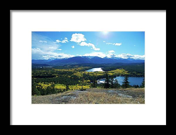 Scenics Framed Print featuring the photograph Sun, View And Pyramid Lake by Dominik Eckelt