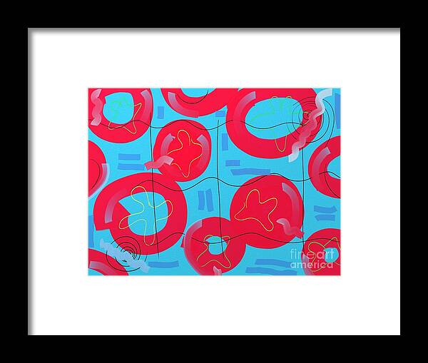 Sunny Framed Print featuring the digital art Sunny pool by Chani Demuijlder