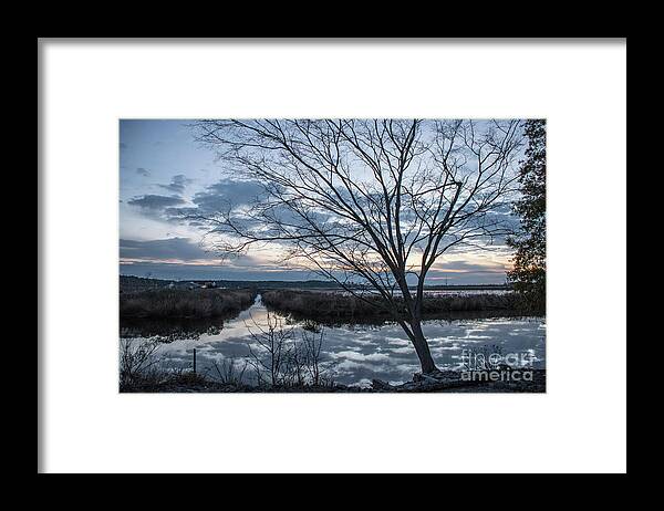 Sunrise Framed Print featuring the photograph Sunrise - Blackwater NWR by John Greco