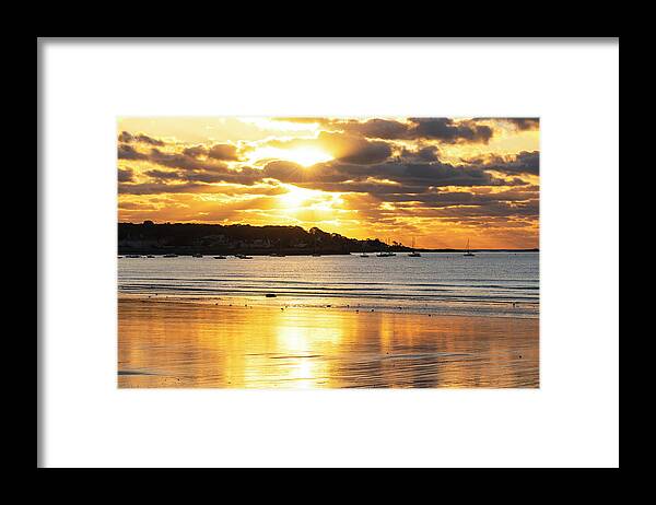 Lynn Framed Print featuring the photograph Sunrise from Lynn Shore Drive Lynn MA North Shore by Toby McGuire