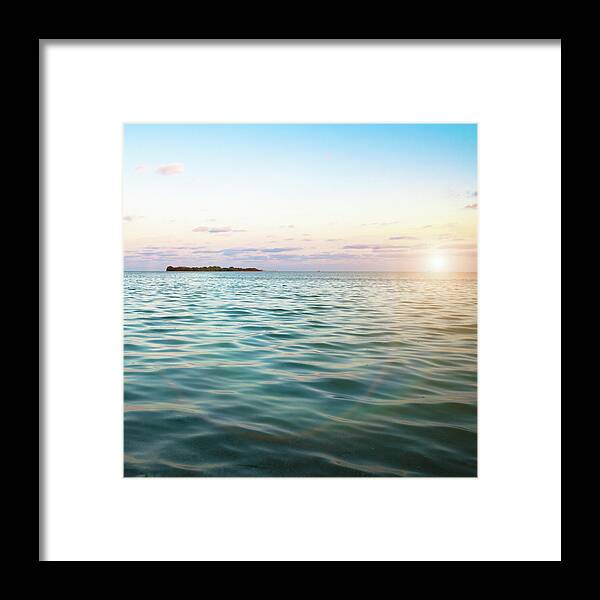 Scenics Framed Print featuring the photograph Sunrise In The Florida Keys by Moreiso