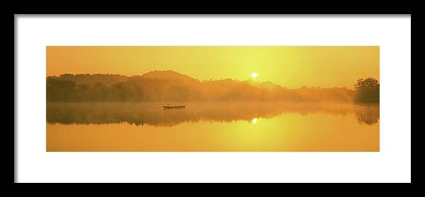 Photography Framed Print featuring the photograph Sunrise Saga Kyoto Japan by Panoramic Images