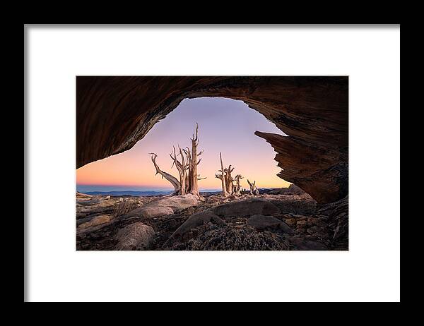 Sunset Framed Print featuring the photograph Sunset Out Of Window by Leah Xu
