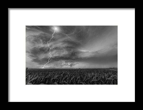 Storm Framed Print featuring the photograph Supercell by Jun Zuo