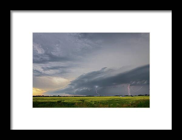 Supercell Framed Print featuring the photograph Supercell Time by Dan Jurak