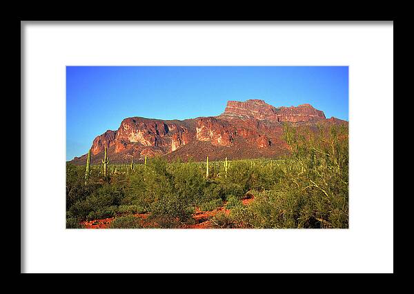 Superstition Mountains Framed Print featuring the photograph Superstitious Afternoon by Chance Kafka