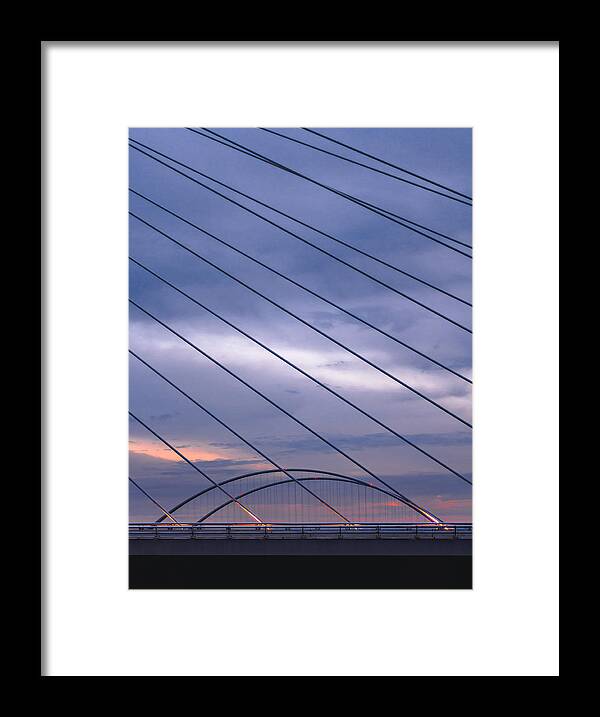 Cables Framed Print featuring the photograph Suspense by Peter Hull