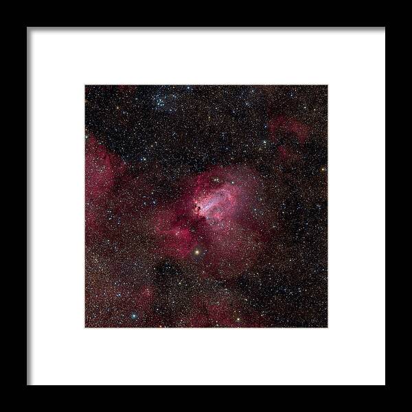 Galaxy Framed Print featuring the photograph Swan Nebula by Image By Marco Lorenzi, Www.glitteringlights.com