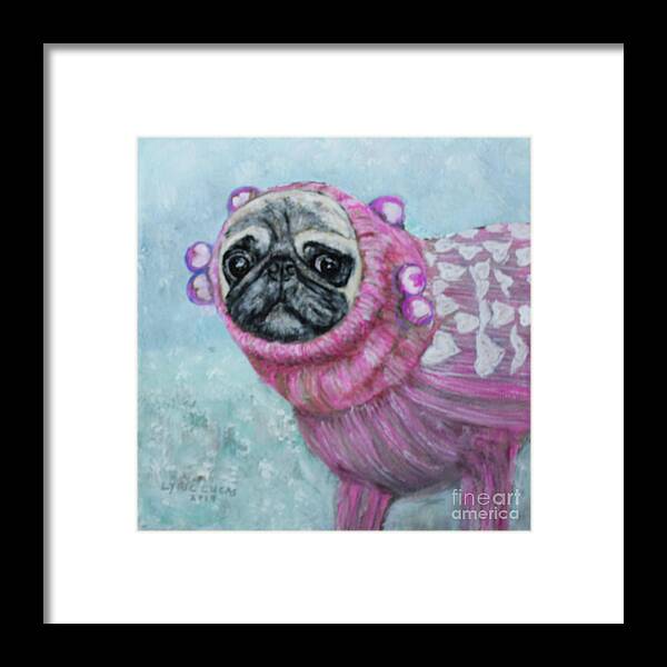 Animal Framed Print featuring the painting Sweetheart by Lyric Lucas