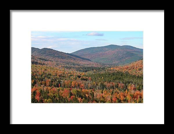 New Hampshire Framed Print featuring the photograph Swift Diamond River Valley - Dixville, New Hampshire by Brett Pelletier