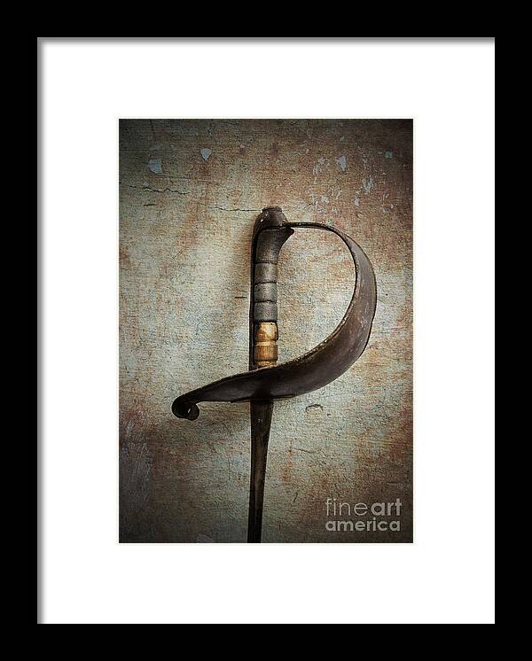 Sword Framed Print featuring the photograph Sword by Jelena Jovanovic