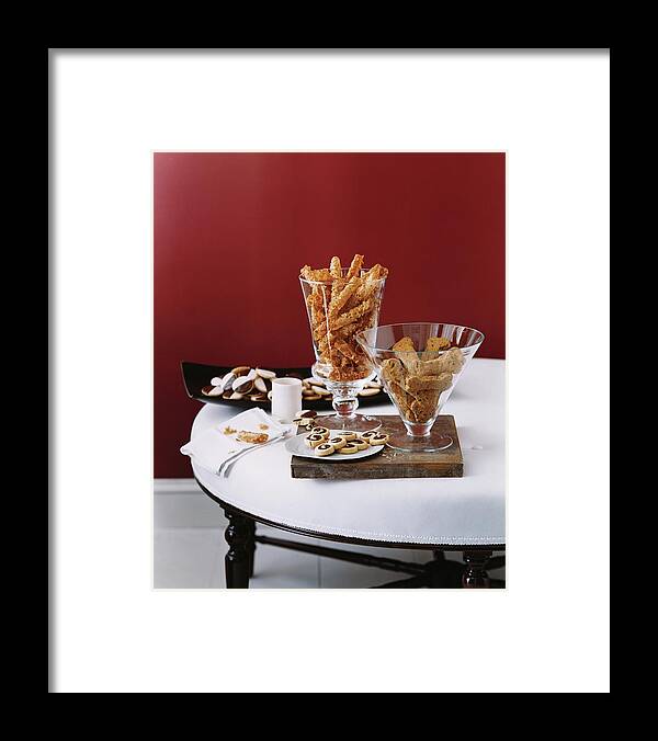 #new2022 Framed Print featuring the photograph Table Laden With Christmas Cookies by Romulo Yanes