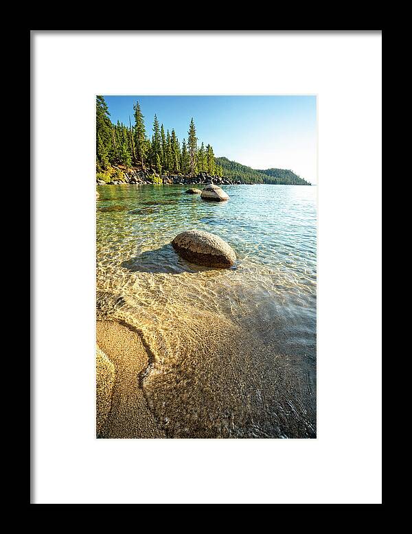 Landscape Framed Print featuring the photograph Tahoe Blues 14 by Ryan Weddle