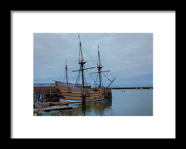 Tall Ship Riplicate Cape Cod Framed Print featuring the photograph Tall Ship Riplicate Cape Cod by Anthony Paladino